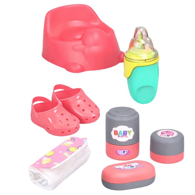 Baby Doll Peeing, Babbles, Cries, Speaks 12 Sounds, Accessories, Chair