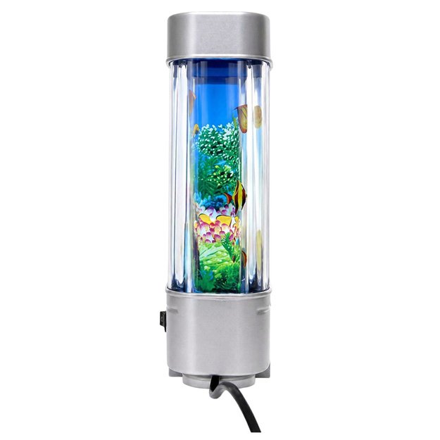 Artificial Decorative Aquarium LED Night Light 3D Fish Moving Colorful