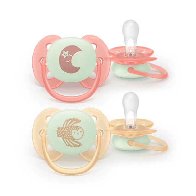 SCF094/02 PACIFIER ULTRA SOFT 0-6 NIGHT
