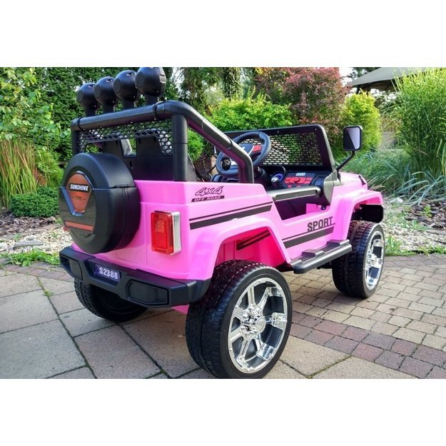 Ride on Car S2388 Jeep Pink 4x45W 8