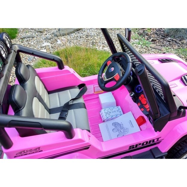 Ride on Car S2388 Jeep Pink 4x45W 7