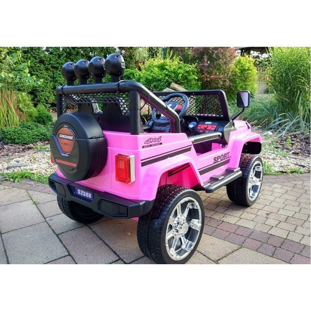 Ride on Car S2388 Jeep Pink 4x45W 9