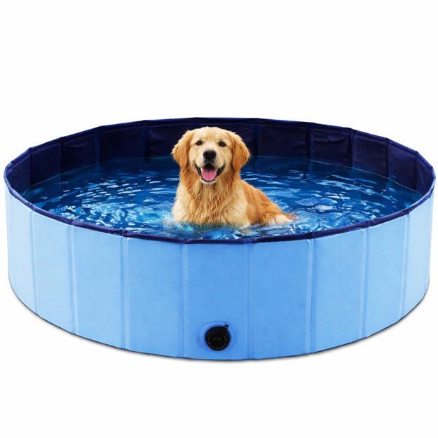 Foldable Garden Pool for Dogs and Animals for Cooling and Washing 160x30 cm