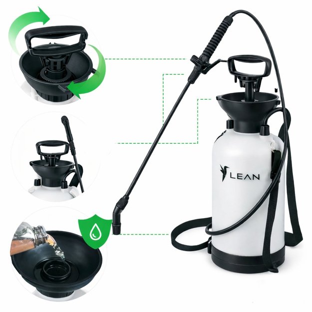 Manual Pressure Sprayer for Watering, Fertilizing, Spraying LEAN 3L