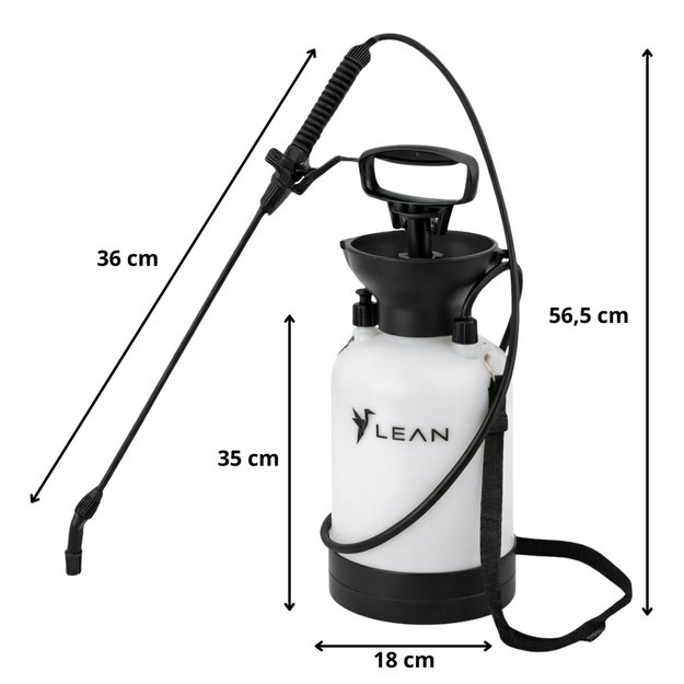 Manual Pressure Sprayer for Watering, Fertilizing, Spraying LEAN 3L