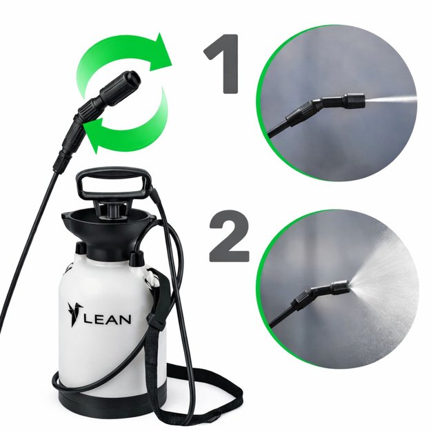 Manual Pressure Sprayer for Watering, Fertilizing, Spraying LEAN 3L