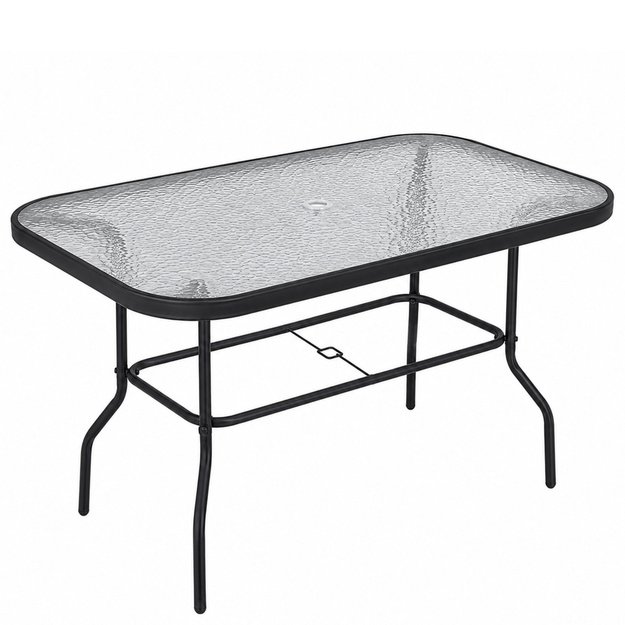 Garden Furniture Set Table Chairs Metal Umbrella For Balcony Terrace Garden