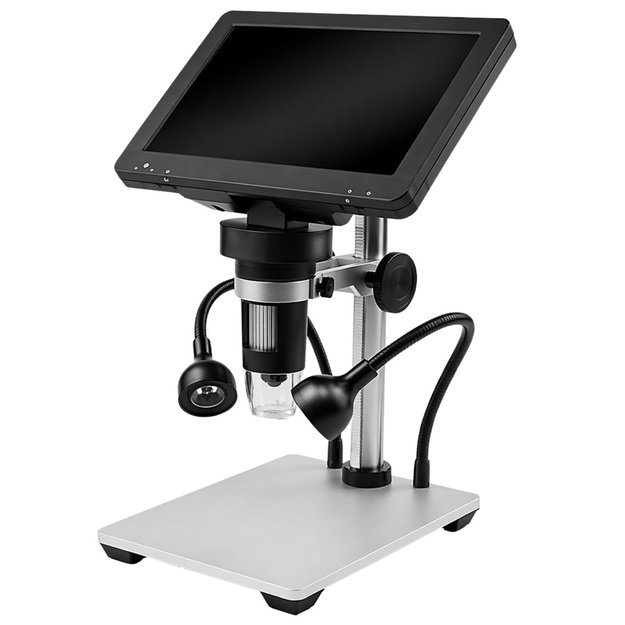 Educational Digital Microscope Remote Control Wired 1200X LCD 7 INCH HD Camera