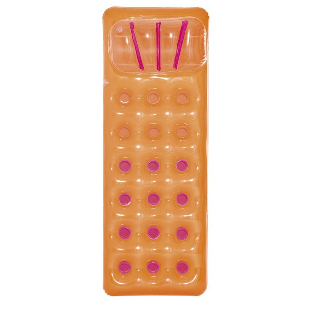 Inflatable Mattress for Swimming Pool Orange Bestway 43015