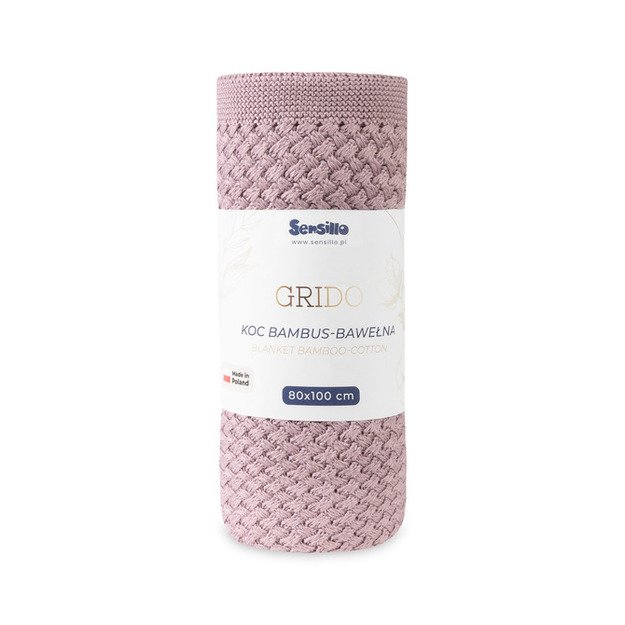 BLANKET GRIDO 80X100 LAVENDER
