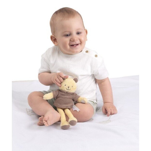 184392 TEDDY BEAR WITH RATTLE