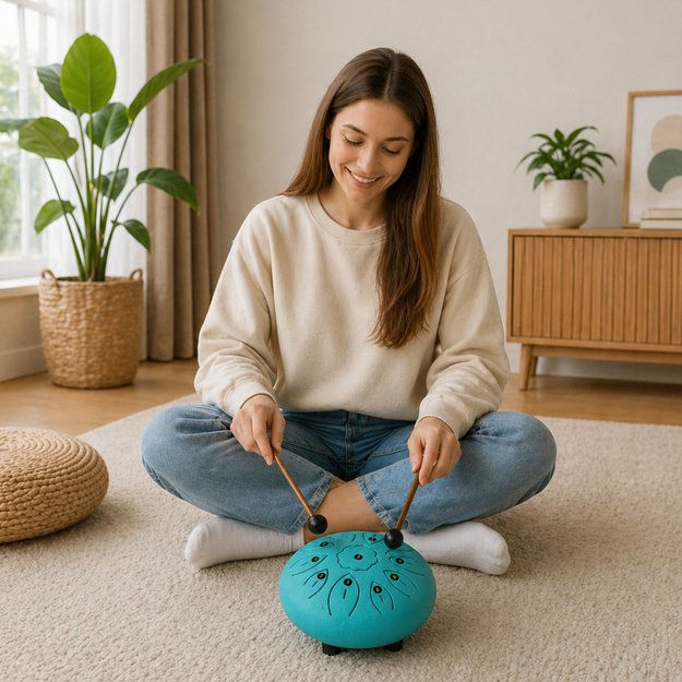 Tongue Drum Relaxation Instrument for Yoga, Music Therapy, Meditation