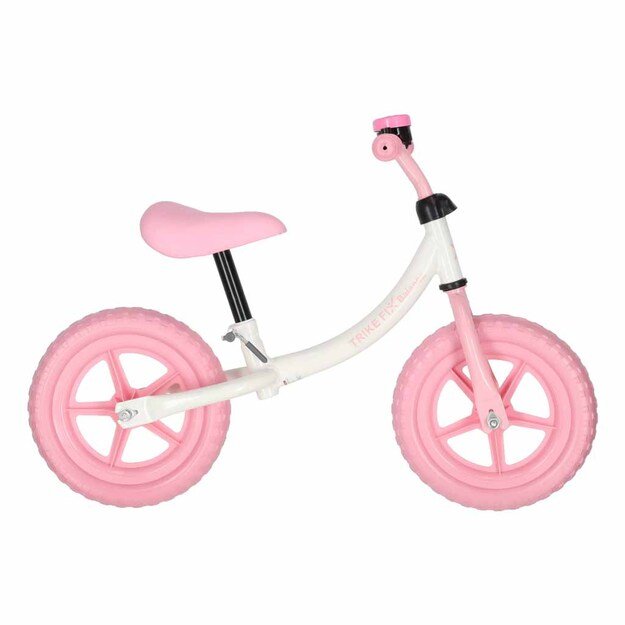 Rowerek biegowy Trike Fix Balance z dzwonkiem r&oacute;żowy