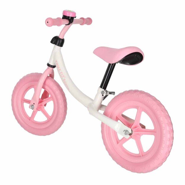 Rowerek biegowy Trike Fix Balance z dzwonkiem r&oacute;żowy
