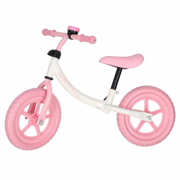 Rowerek biegowy Trike Fix Balance z dzwonkiem r&oacute;żowy