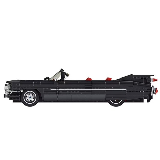 Construction Bricks Classic Car Cabrio Cadi-Elrado Black 1324 pcs.