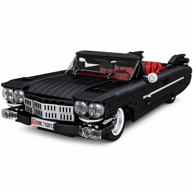 Construction Bricks Classic Car Cabrio Cadi-Elrado Black 1324 pcs.