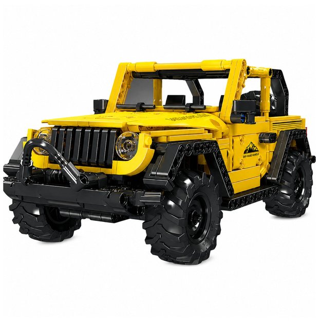 Construction Bricks Car Off-Road Vehicle Wrangler Yellow 746 pcs.