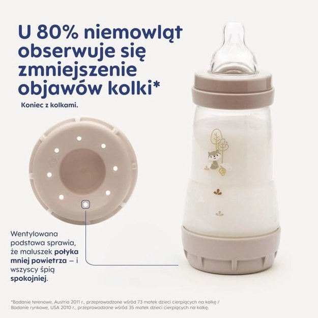 5984 ANTICOLIC BOTTLE PERFECT START 320ML GROUNDING IN NATURE BEIGE
