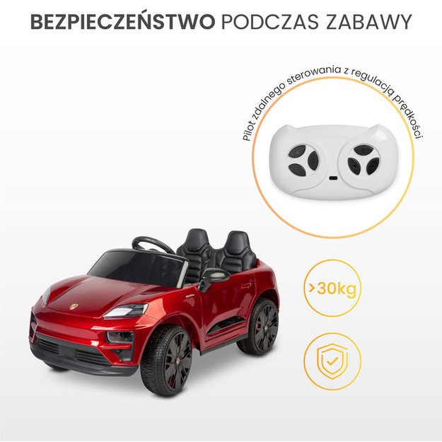 BATTERY CAR PORSCHE MACAN BLACK