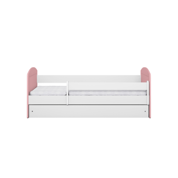 Bed classic 1 mix pale pink without drawer without mattress 140/80