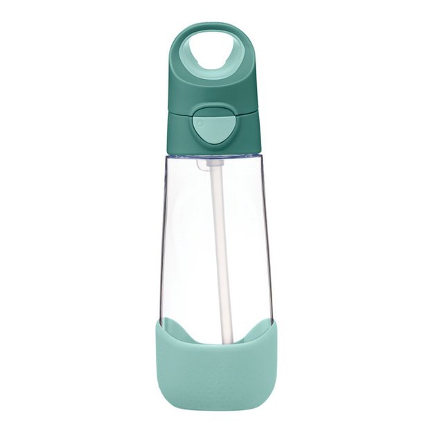 „b.box“ tritano gertuvė su šiaudeliu, 600 ml, „Emerald Forest“