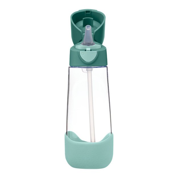 „b.box“ tritano gertuvė su šiaudeliu, 600 ml, „Emerald Forest“