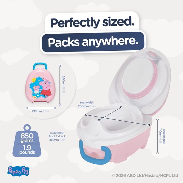 Mokomasis ne&scaron;iojamas naktipuodis Peppa Pig, &scaron;velniai rausva