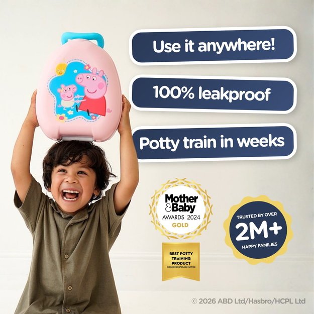 Mokomasis ne&scaron;iojamas naktipuodis Peppa Pig, &scaron;velniai rausva