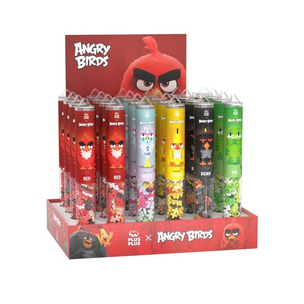 Plus Plus construction toy Angry Birds Silver, 110 pcs.