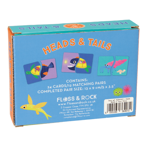 Educational game Heads & Tails, Ocean
