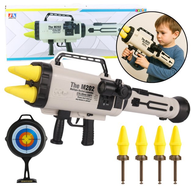 Huge Rocket Launcher M202 Sponge Missiles 68cm