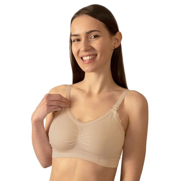 585/14 Nursing bra C75-80 neutral