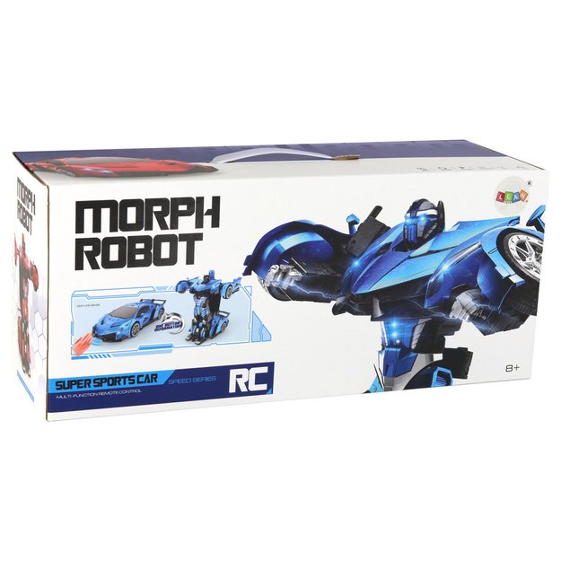 Automobilis-robotas transformacija R/C 1:10 Raudonas gestų valdymas