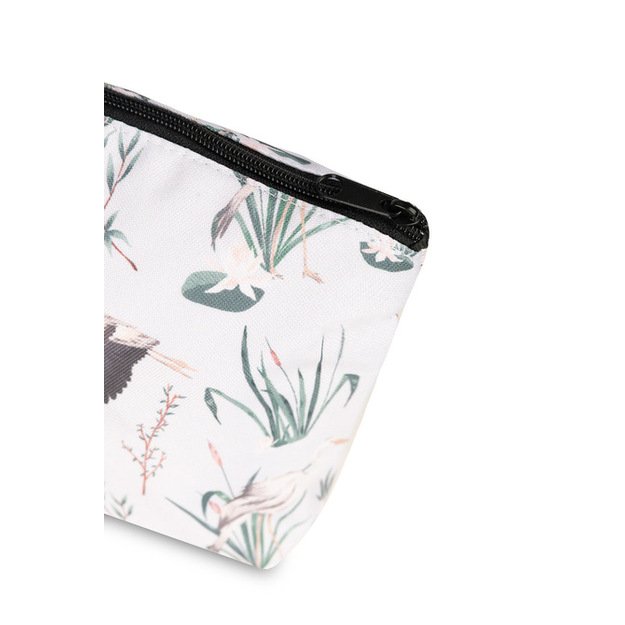 TOILETRY BAG OLIVE CRANES 2