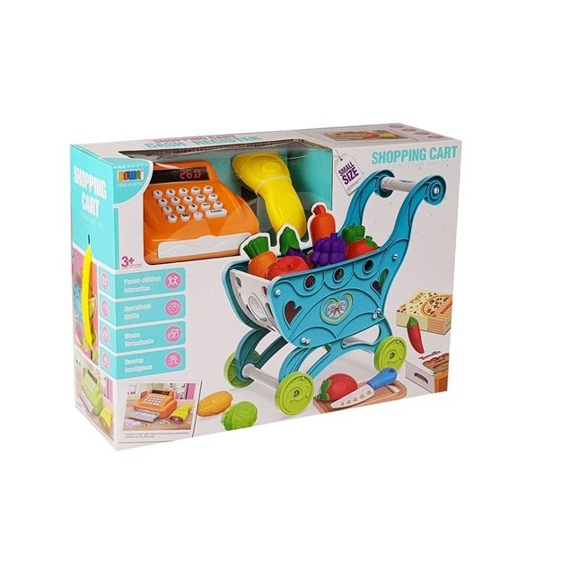 Pink Trolley with Cash Register Accesories 12