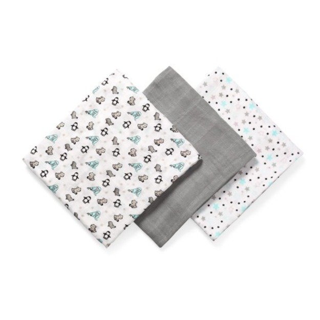 397/02 BAMBOO DIAPERS GREY BabyOno 1