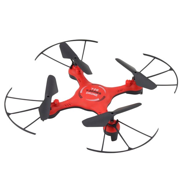 Y20 UFO Remote Controlled Drone Lights 360° Rotation Red 1