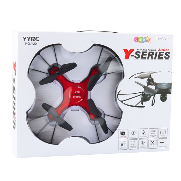 Y20 UFO Remote Controlled Drone Lights 360° Rotation Red 3