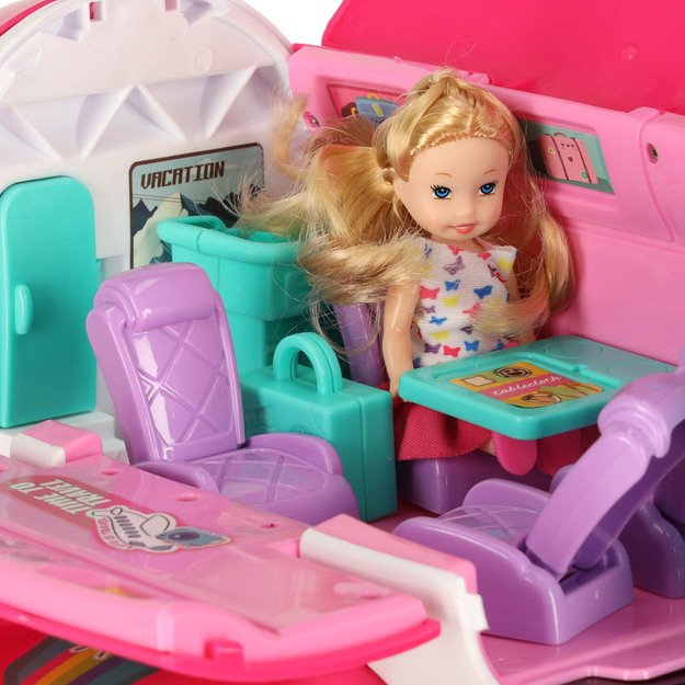 Lėktuvas lėlėms 2 in 1 su aksesuarais 5