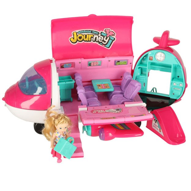 Lėktuvas lėlėms 2 in 1 su aksesuarais 9