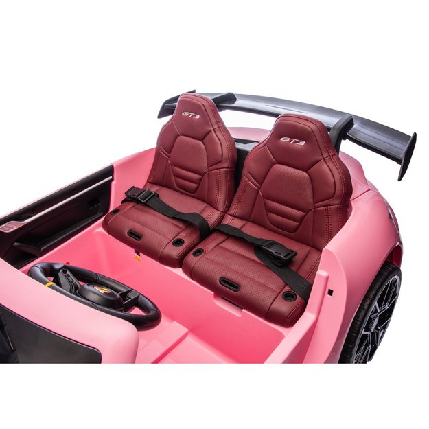 DK-P911 Porsche GT3 Pink Battery-Owned Ride-On Car 7