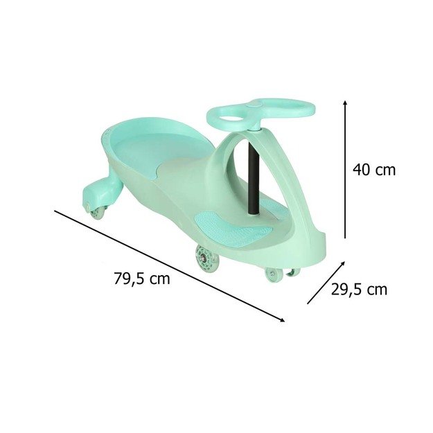 Gravitacijos kalneliai šviečiantys LED ratai mėtų mėta 10