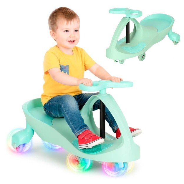 Gravitacijos kalneliai šviečiantys LED ratai mėtų mėta 1