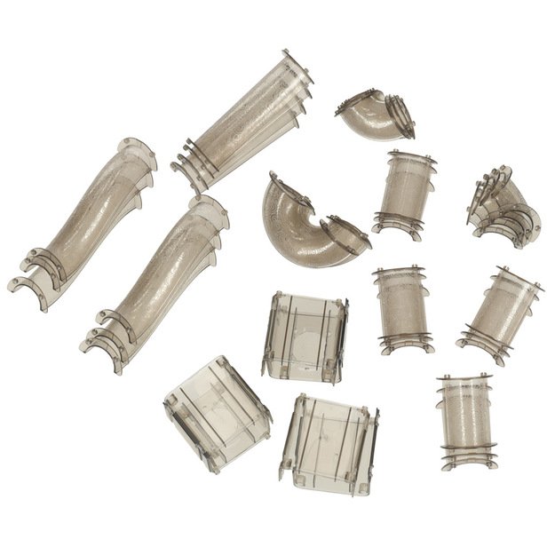 Magnetinių plytų marmuro kamuolio takelis su garso muzika 118 elementų 7