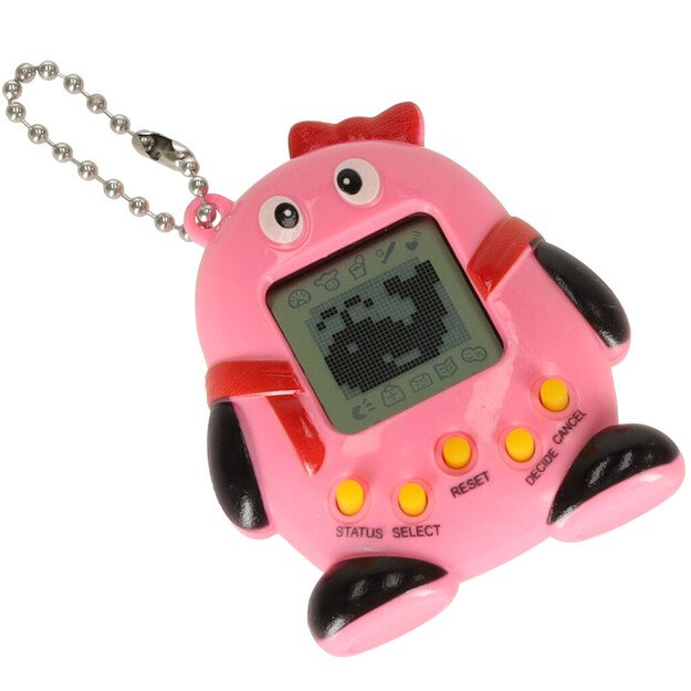 Žaislas Tamagotchi elektroninis žaidimas gyvūnas rožinis