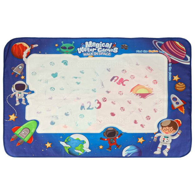 Vandens dažymo kilimėlis Vandens dažymo markeriai, šablonai, trafaretai, volelis 120x90cm cosmos 2