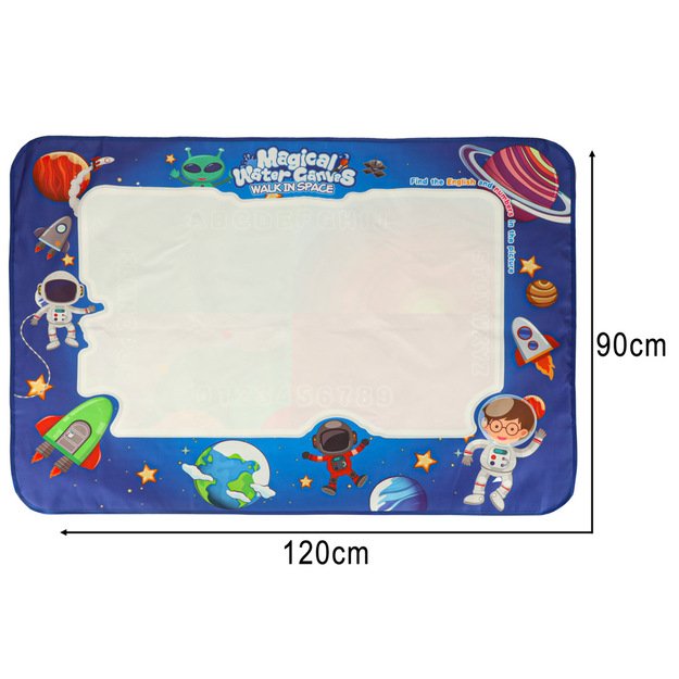 Vandens dažymo kilimėlis Vandens dažymo markeriai, šablonai, trafaretai, volelis 120x90cm cosmos 12