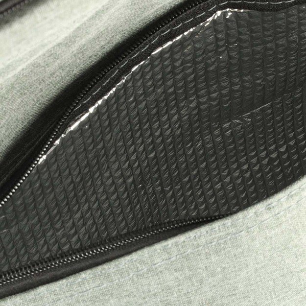 Vežimėlis pirkinių krepšys ant ratukų su rėmu 100 cm pilkos spalvos 11