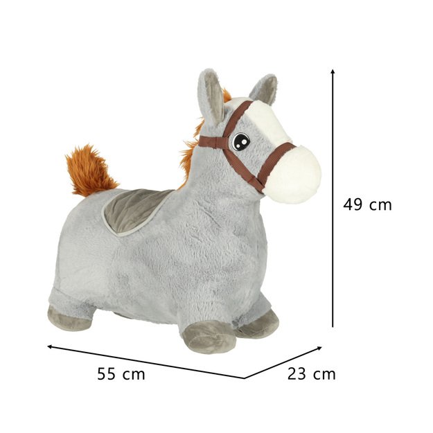 Vaikiškas šokdynė su pompa guminis žirgas arklys 11